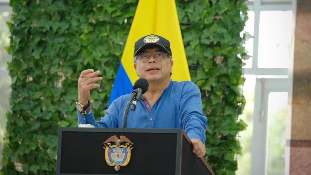 Petro denunció que hay una "fuerza extranjera" detrás de la violencia desatada en el Catatumbo