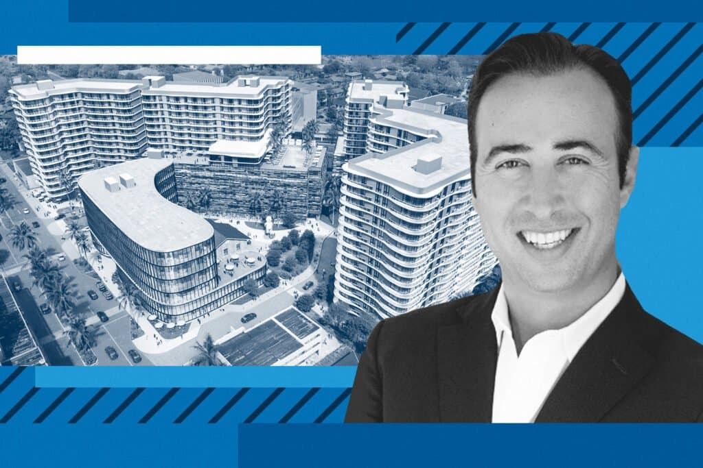 Render del desarrollo propuesto en South Miami