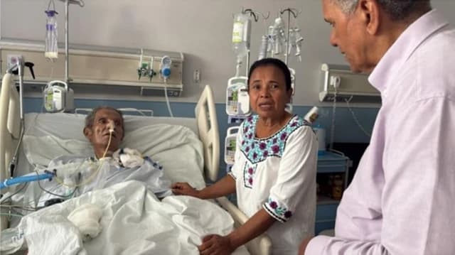 Brooklyn Rivera estuvo internado en cuidados intensivos durante las últimas semanas.